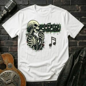 Alien Skeleton Singer T-Shirt