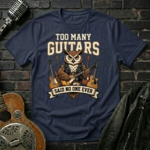Too Many Guitars 5 T-Shirt