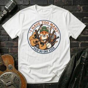 Too Many Guitars 10 T-Shirt